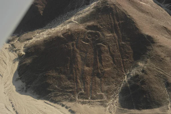 Малюнки Лінії Наска Лінії Nazca Пустелі Наска Перу Фотографія Високої — стокове фото