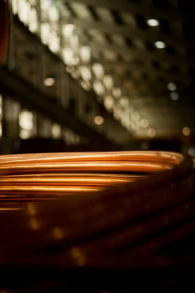 Factoria Gliniarzy Zamknij Detail Copper Wysokiej Jakości Zdjęcie — Zdjęcie stockowe