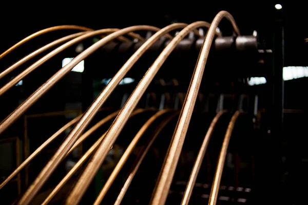 Copper Factory Close Detail Copper High Quality Photo — Stock Photo, Image
