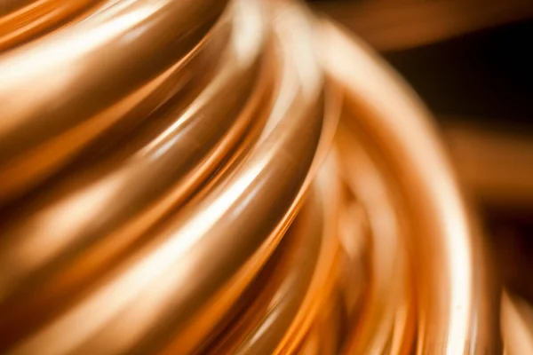 Copper Factory Close Detail Copper High Quality Photo — Stock Photo, Image