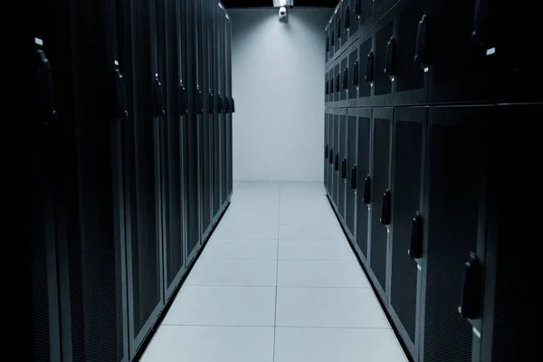 Data Centre Närbild Hög Kvalitet Foto — Stockfoto