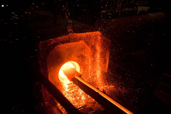 Metallurgymetallurgy Planta Industrial Foto Alta Qualidade — Fotografia de Stock