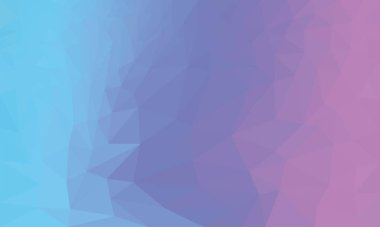 Düşük mavi ve pembe gradyan sanat, fütüristik üçgen süsleme