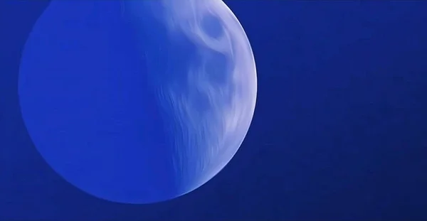 Mavi ve beyaz daireli soyut arkaplan