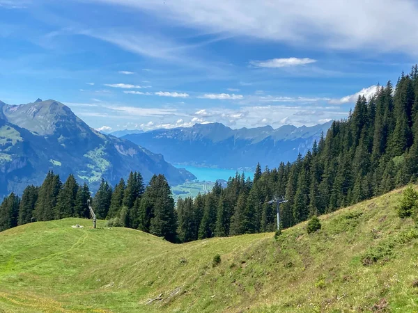 A Idyllic Swiss Mountain Atmosphere na Área Haslital — Fotografia de Stock