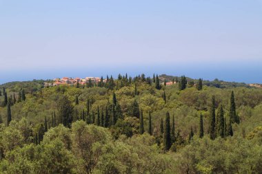 The impressive Landscape of Corfu in Greece