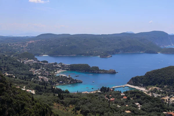 Landscape Sea Corfu Greece — Foto Stock