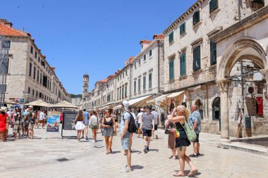 Dubrovnik, Croatia 16. June 2022: The historic old city of Dubrovnik, Coratia