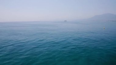 Endülüs kıyılarında Megayacht görüntüsü.