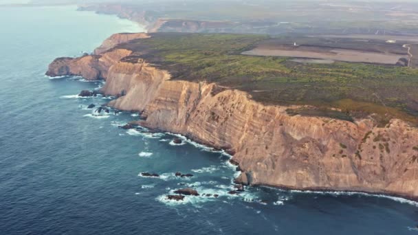 ポルトガルの最南端に位置するサグレス — ストック動画