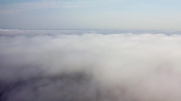 Політ Над Хмарами Тихому Океані — стокове відео