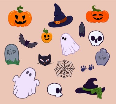 Set of Halloween Vector art