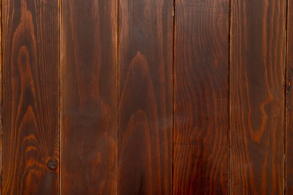 暗红色涂漆木木板的表面 矢量木纹理背景 — 图库照片