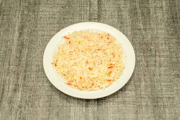 Basmati Variety Rice Characterized Having Long Grain Famous Its Delicate — Stock Photo, Image