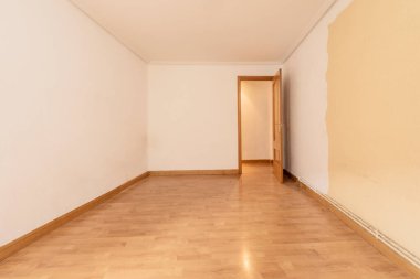Empty and half-painted room in a residential home