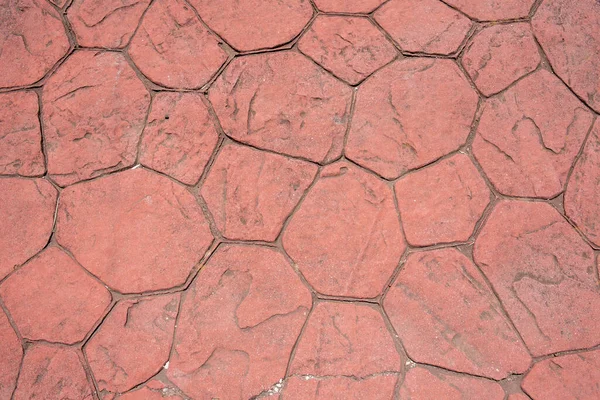 Pavimenti Irregolari Piastrelle Rossastre Vettore Cemento Sfondo Texture — Foto Stock
