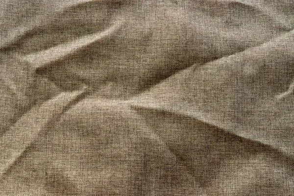 Textilní Pozadí Konstrukcí Tvořenou Sérií Světle Hnědých Propletených Nití — Stock fotografie