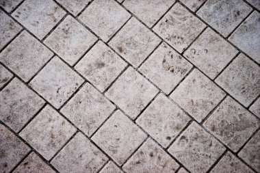 Eski kaldırım kaldırımının soyut arkaplanı