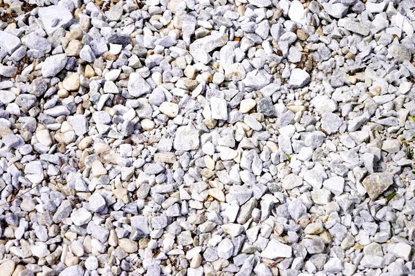 Black and white gravel, stones texture ,background. — Stock Photo, Image