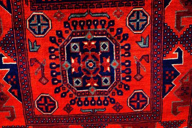 Klasik Azerbaycan, Türk Doğu halısı el yapımı, arka plan