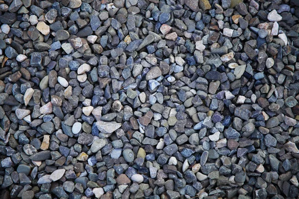 Černobílý Štěrk Textura Kamenů Pozadí — Stock fotografie