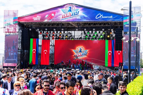 Baku Azerbaijan Mayıs 2022 Teknofest 2022 Bakü Primorsky Bulvarı Kristal — Stok fotoğraf