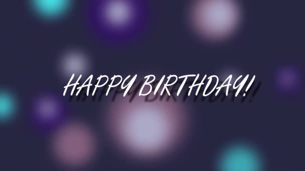 Fondo Festivo Feliz Cumpleaños Metraje De Stock Sin Royalties Gratis