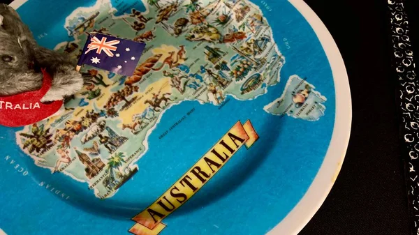 Los Recuerdos Brillantes Australia Han Presentado Día Australia Enero —  Fotos de Stock