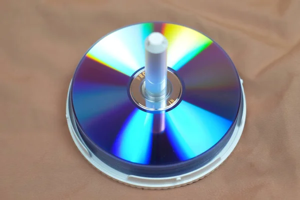 Dvd Auf Der Informationsdaten Form Von Software Musik Und Videos — Stockfoto