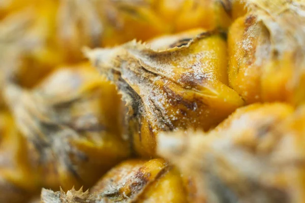 Rozmazané Pozadí Čerstvého Ananasu — Stock fotografie