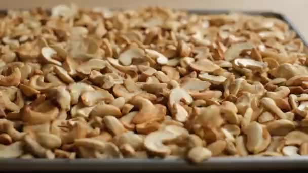 Kacang Mete Yang Lezat Biasanya Digunakan Sebagai Bahan Kue — Stok Video