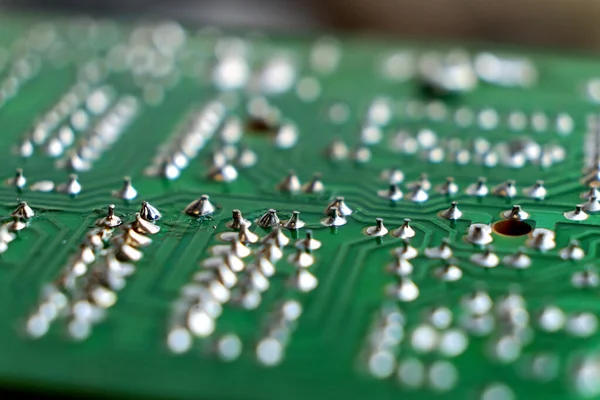Close Electronic Circuit Board — Stock Photo, Image