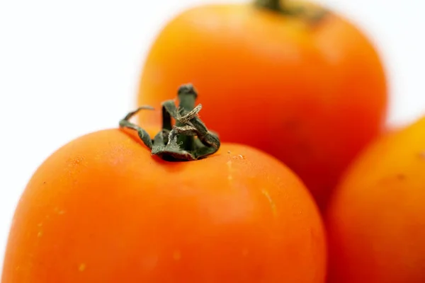 Fresh Tomatoes Isolated White Background Retouched — Stockfoto