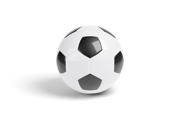 Ballon Football Isolé Sur Fond Blanc Illustration — Photo