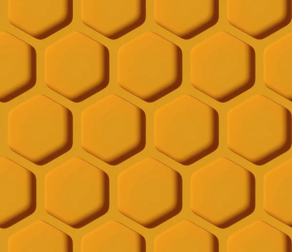 Honeycomb Seamless Pattern Illustration — ストック写真