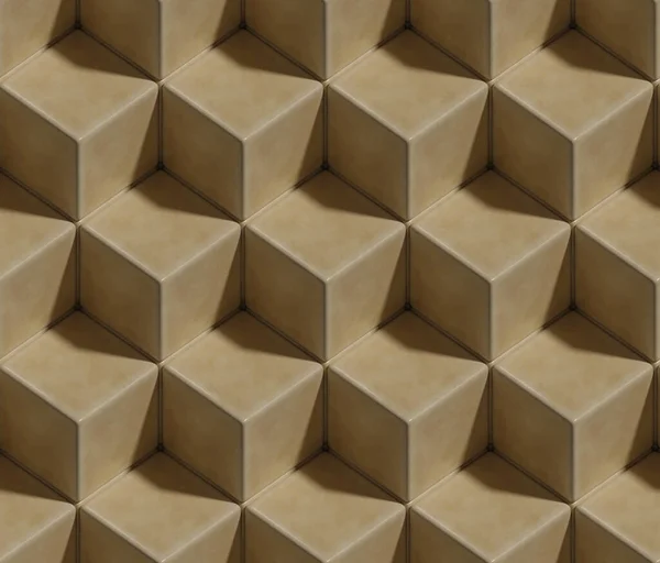 Sfondo Isometrico Del Cubo Schema Senza Soluzione Continuità Illustrazione — Foto Stock