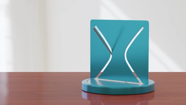 Hyperbolic Model Toy Spinning Satisfying Video Looped Animation — Video