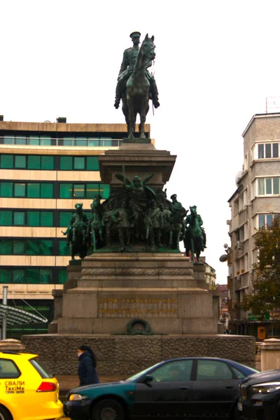 Monumento Zar Libertador Sofía Bulgaria — Foto de Stock