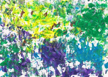 Soyut el boyası renkli akrilik arkaplan