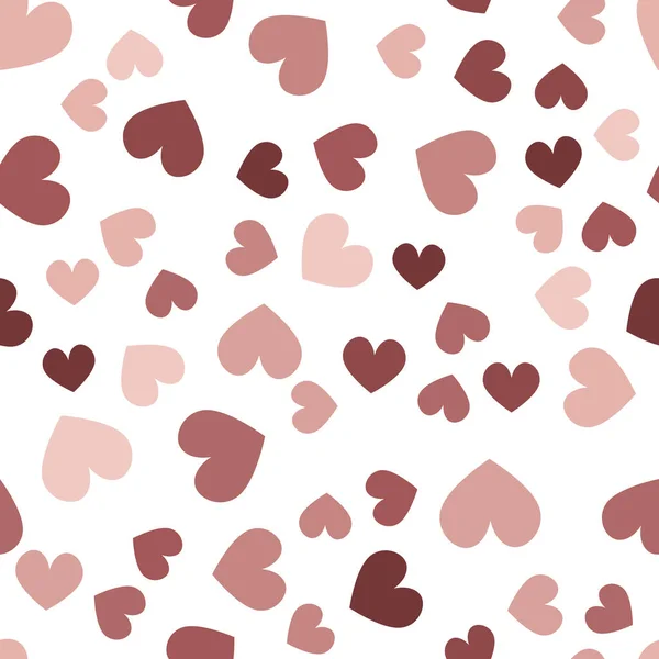 Einfache Abbildung Rotes Herzmuster — Stockvektor
