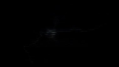 Glitchy üretici oymalı Vj döngüsü 3d canlandırması