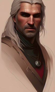 Rivia Dijital Sanat Portresi 'nden Geralt