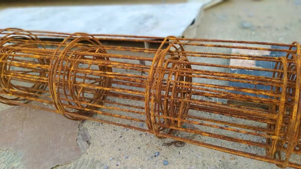Close Photo Rusted Wire Mesh Close Photo Rusted Wire Mesh — 图库照片