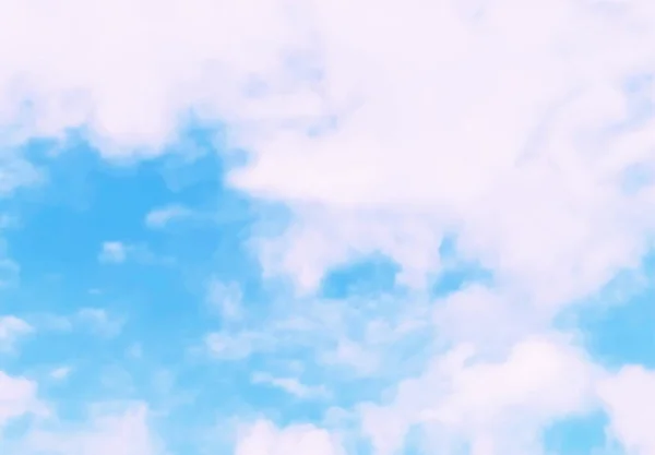 Голубое Небо Прекрасное Голубое Небо Красивое Голубое Небо Мягкими Белыми — стоковое фото