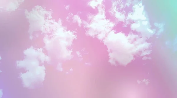 Sky Clouds Background Pastel Pattern Texture Artificial Image Background Work — Stock Photo, Image