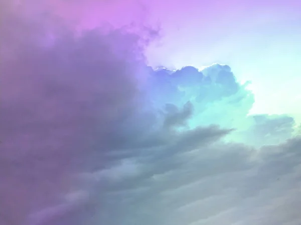 Небо Облака Фон Текстуры Пастельного Узора Искусственное Изображение Фоновых Работ — стоковое фото