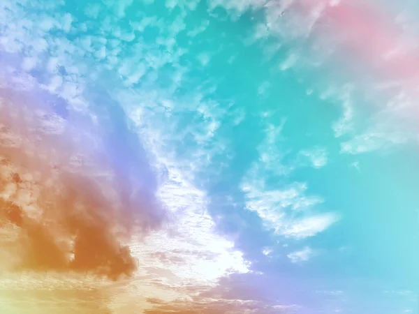 Sky Clouds Background Pastel Pattern Texture Artificial Image Background Work — стоковое фото