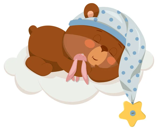 Şapkalı bir ayı bulutta uyur..