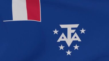 Fransız Güney ve Antarktika bölgelerini işaretle vatanseverlik ulusal özgürlük, kusursuz döngü