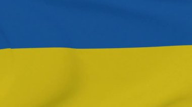 Bayrak Ukrayna vatanseverliği ulusal özgürlük, kusursuz döngü